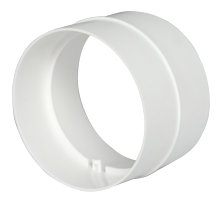 Samlestykke til flexslange Ø125-127 mm - hvid